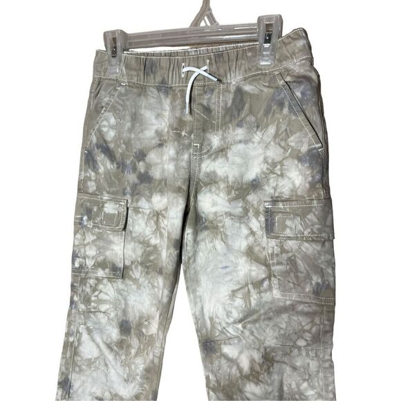 Pacsun Kids Elastic Waist Cargo Pants Cloud Print Size 8 - Picture 2 of 8